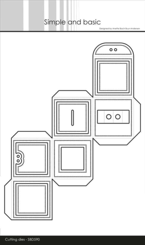 Simple and Basic die "Square box" SBD590