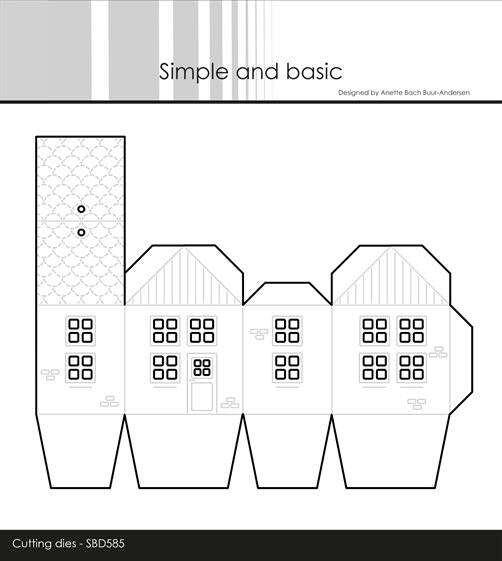 Simple and Basic die "3D House" SBD585