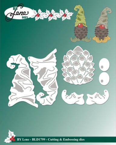 BY Lene Dies "Pine cone Gnomes" BLD1799