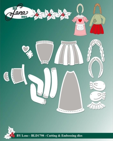 BY Lene Dies "Accessories for #BLD1796" BLD1798