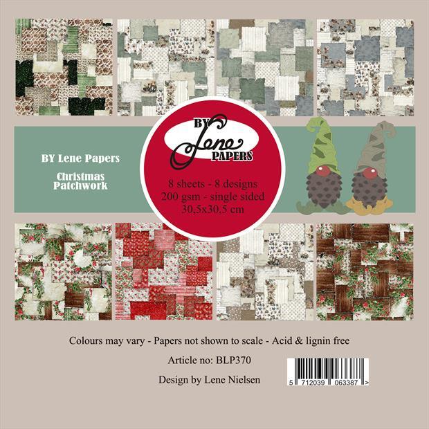BY Lene Paperpad "Christmas Patchwork" BLP370