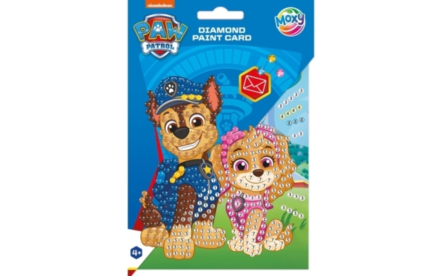 PAW PATROL Diamond Painting kort, 10X15cm