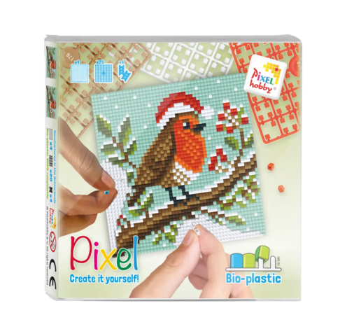 Pixel-sæt - Jul - Fugl Pixel Classic