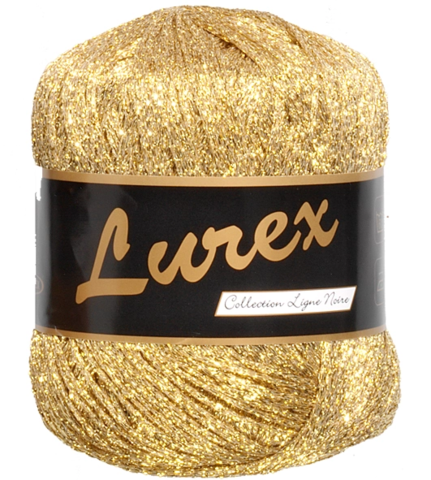 Garn lurex 25gr. 160m f. guld 02