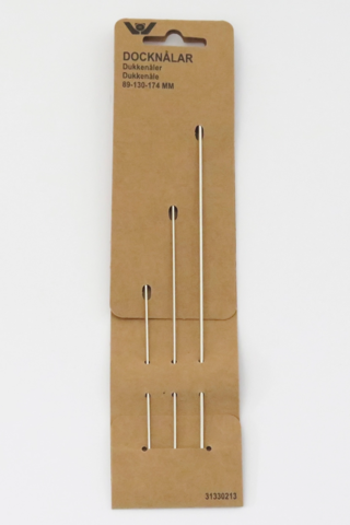 Dukkenåle L 89-130-174mm, 3stk.