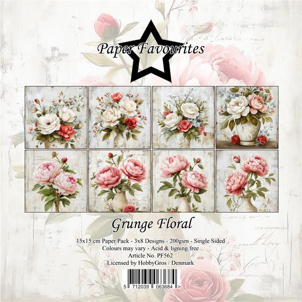 Paper Favourites Paper Pack "Grunge Floral" PF562