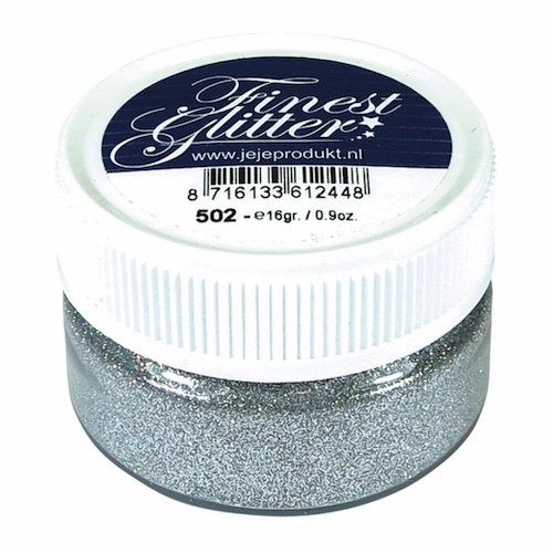 Glitter drys fint sølv 16g