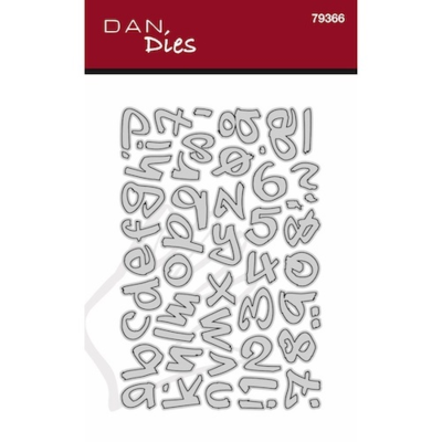 Dan Dies Graffiti alfabet - Stort