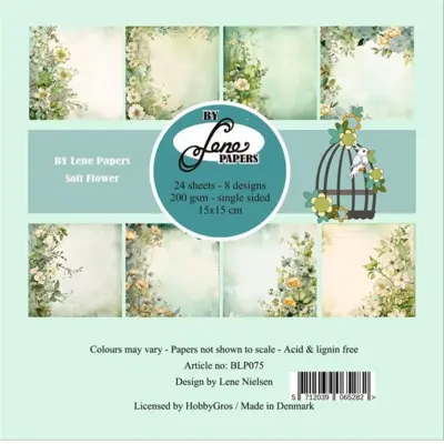 BY Lene Paperpad "Soft Flowers" BLP075