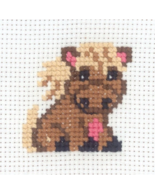 Børnebroderi hest 8x8cm