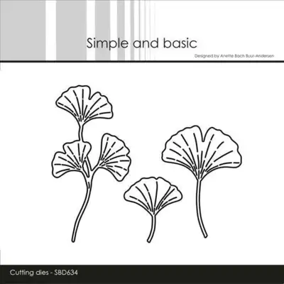 Simple and Basic die "Ginkgo leaves" SBD634