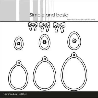 Simple and Basic die "Easter eggs" SBD641