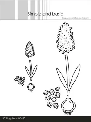 Simple and Basic die "Hyacinths" SBD650, udsolgt