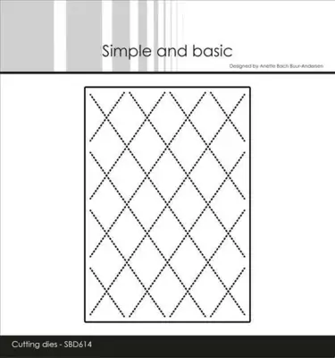 Simple and Basic die "A7 - Quilt" SBD614