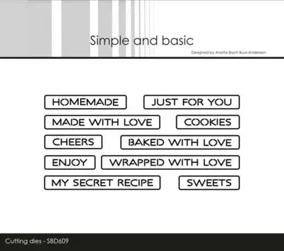 Simple and Basic die "All-in-one Plate - Homemade" SBD609
