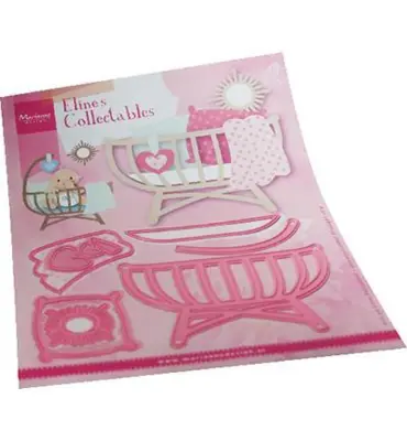 MARIANNE DESIGN COL1495 Eline's Baby Cot