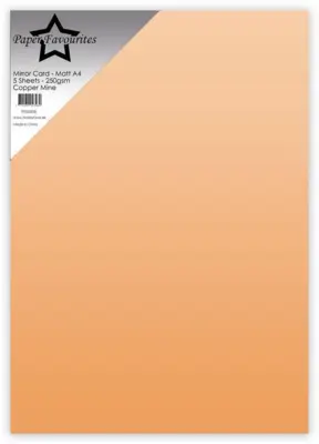 Paper Favourites Mirror Card Mat "Copper Mine" PFSS008