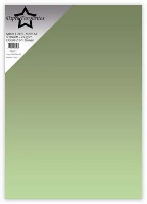 Paper Favourites Mirror Card Mat "Opalescent Green" PFSS011