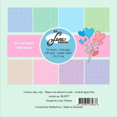 BY Lene Paperpad "BABY Pastel" BLP077