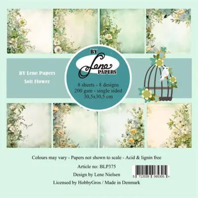BY Lene Paperpad "Soft Flowers" BLP375