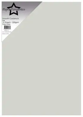 Paper Favourites Smooth Cardstock "Fog Grey" PFSS715