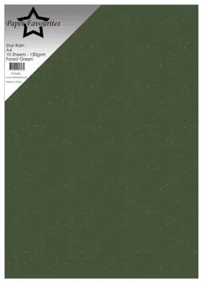 Paper Favourites Star Rain "Forest Green" PFSS606