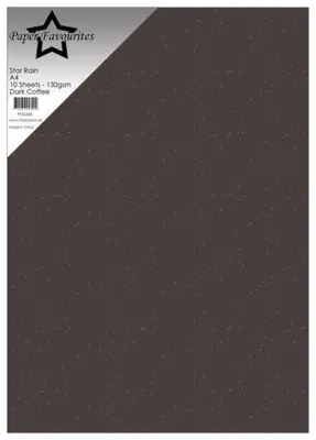 Paper Favourites Star Rain "Dark Coffee" PFSS608
