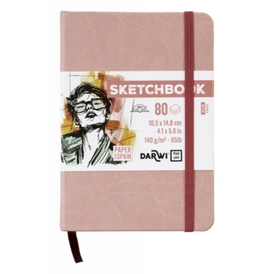 SKETCHBOOK A6 80 blade 140G SOFT PINK