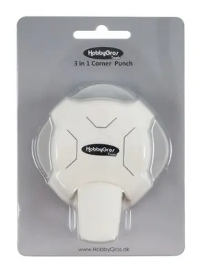 HobbyGros Tools "3-in-1 Corner Punch" HGT043