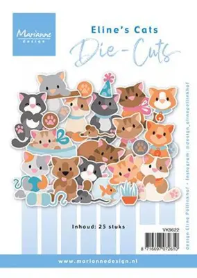 Marianne Design Die-Cuts "Eline's cats" VK9622