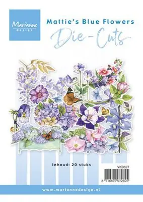 Marianne Design Die-Cuts "Mattie's blue flowers" VK9627