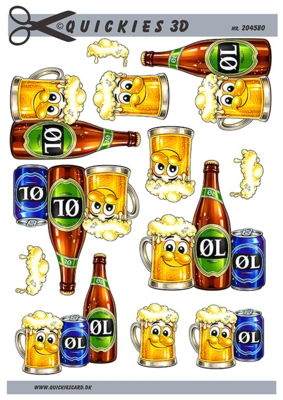 3D ark Quickies Sjove øl