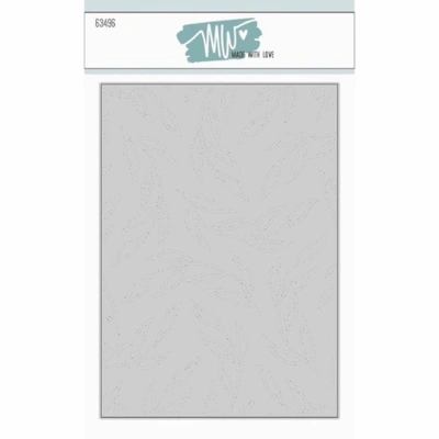 Dies Made With Love Leafy background