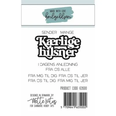 Dies Made With Love Kærlige hilsner