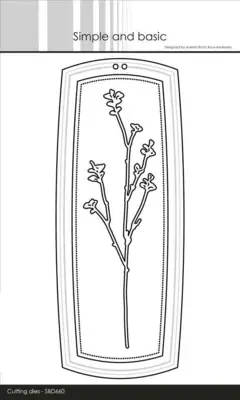 Simple and Basic dies "Mega tag with elegant edges" SBD660