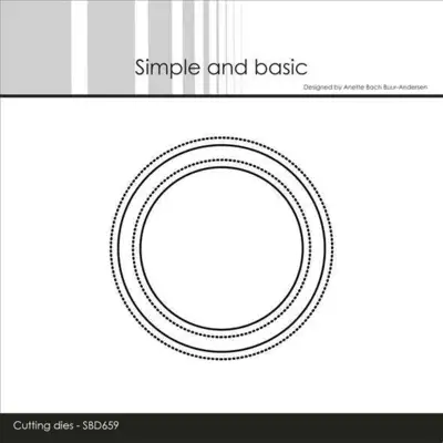 Simple and Basic dies "Round windows with pierced edge" SBD659