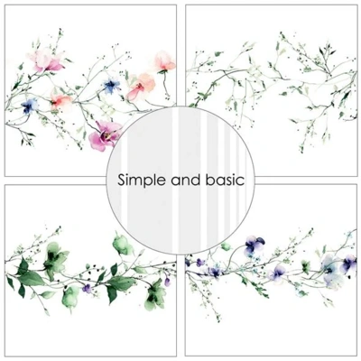 Simple and Basic Design Papers "Watercolour Meadow Flowers" SBP564