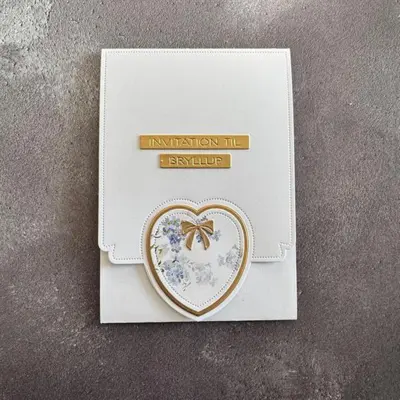 Simple and Basic dies "A6 Heart Card front" SBD666