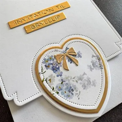 Simple and Basic dies "A6 Heart Card front" SBD666