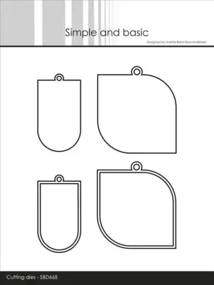 Simple and Basic dies "Decorative tags and frames" SBD668