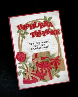 BY Lene Dies "Tillykke / HipHurra" BLD1861
