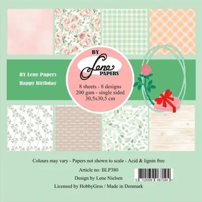 BY Lene Paperpad "Happy Birthday" BLP380