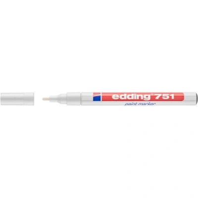 EDDING 751 Paint marker hvid 1-2mm