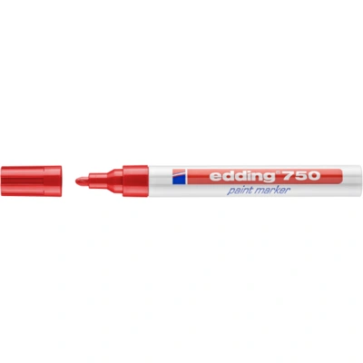 EDDING 750 Paint marker rød 2-4mm