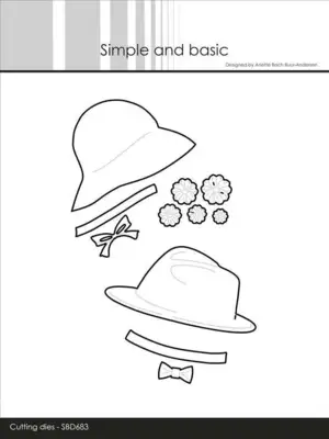 Simple and Basic dies "Elegant hats" SBD683