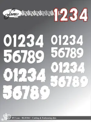 BY Lene Dies "Numbers" BLD1862