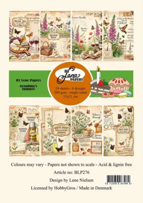 BY Lene Paperpad "Grandma's Summer" BLP276, A5