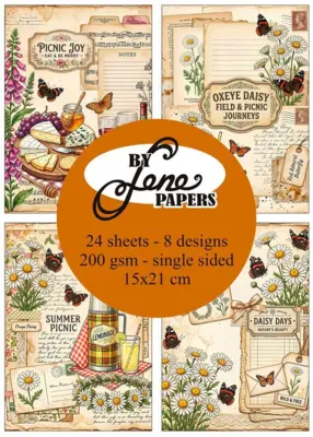 BY Lene Paperpad "Grandma's Summer" BLP276, A5