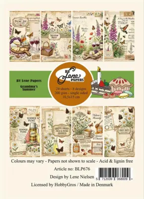 BY Lene Paperpad "Grandma's Summer" BLP676, A6