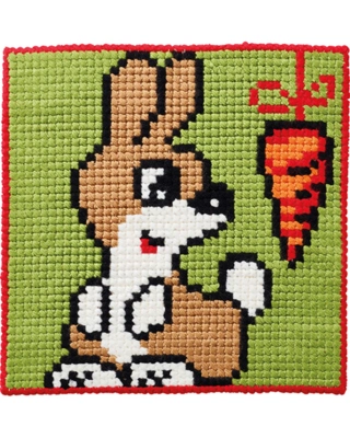 Børnestramaj Brun kanin, 25x25cm